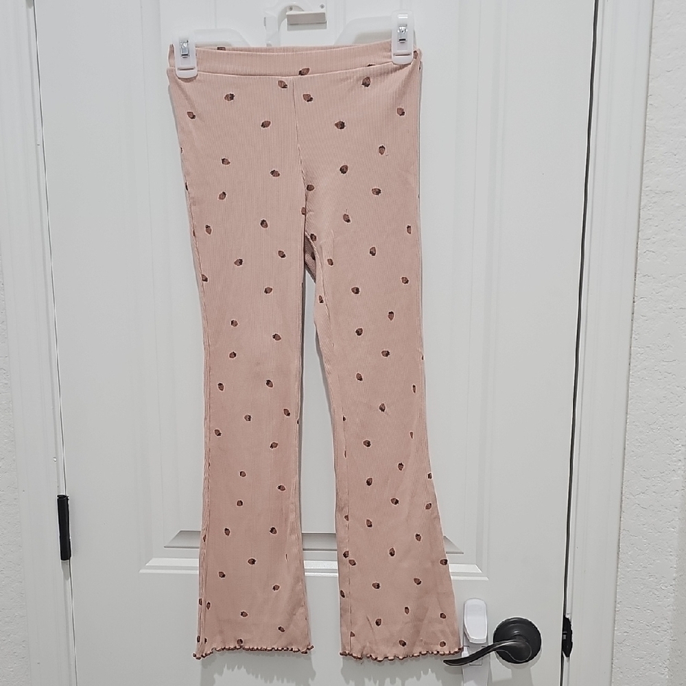 Kids Pink Polka Dot Pants